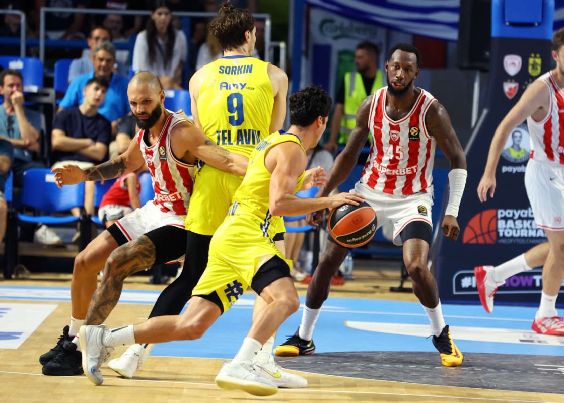 İsrailli Maccabi Tel Aviv'in ev sahibi maçları Limasol'da: Olympiakos 17 Kasım'da, Panathinaikos 7 Ocak'ta