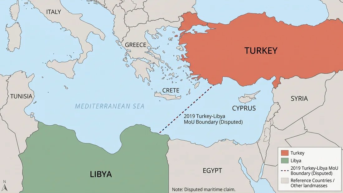 Uzman uyardı: Libya deniz anlaşması Kıbrıs'a karşı emsal olabilir