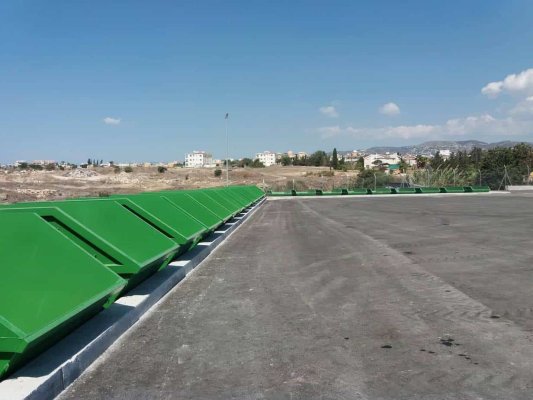 Mağusa'da hazır dört yeşil nokta, Eparşi Yerel Yönetim Örgütü devralmadığı için kapalı